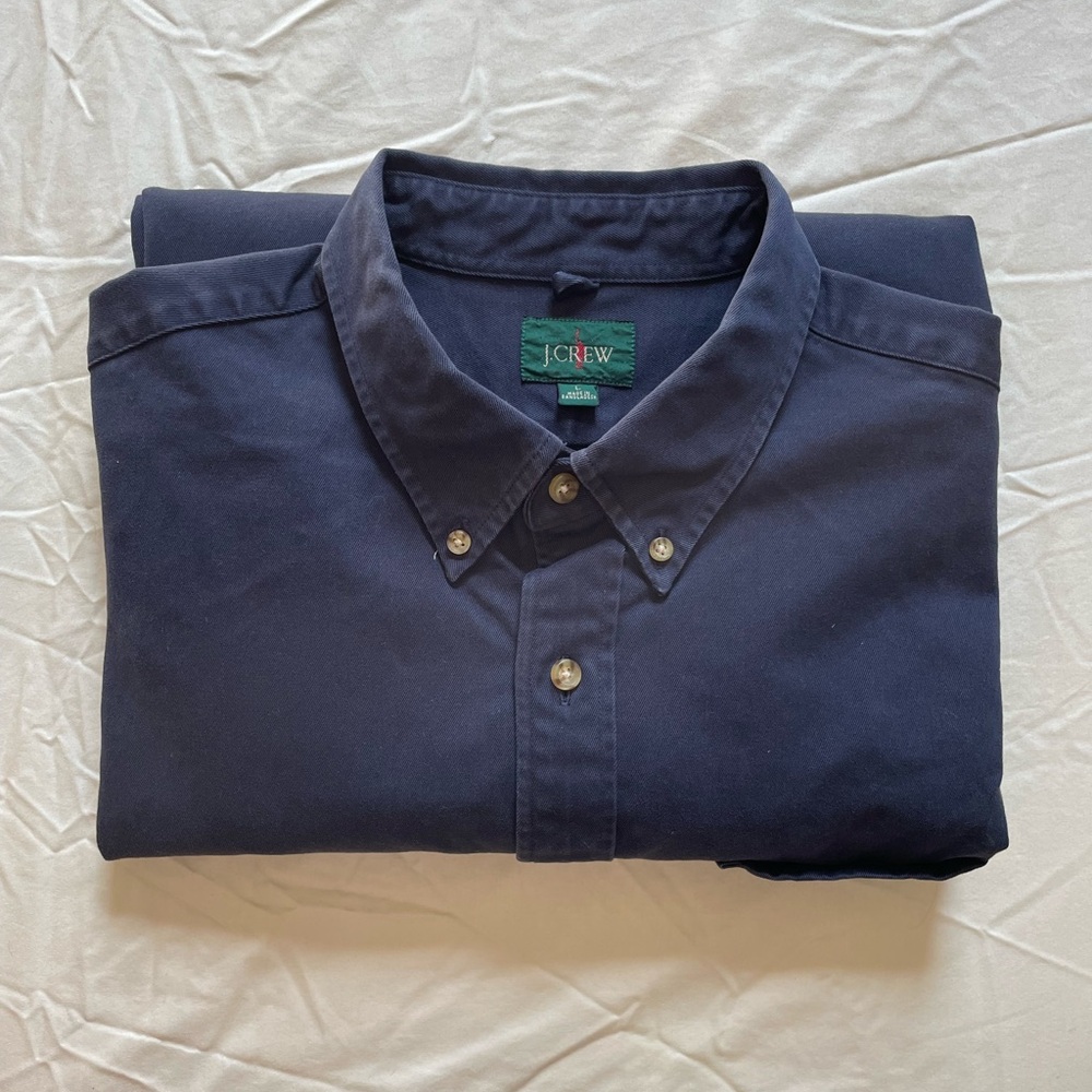 J. Crew Navy Shirt / shirt jacket - Great condition!